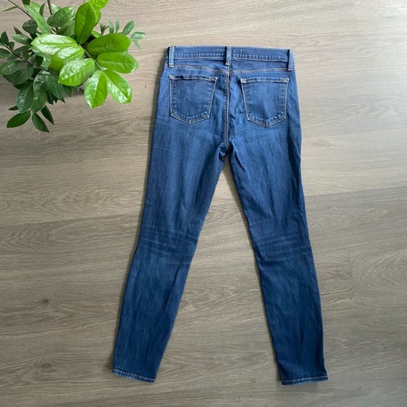 J BRAND Blue “Capri” Mid-Rise Skinny Jeans in “Starless” - Picture 9 of 11